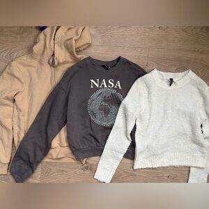 H&M Women’s XS Sweater Bundle | 3 Pieces | Cozy & Trendy